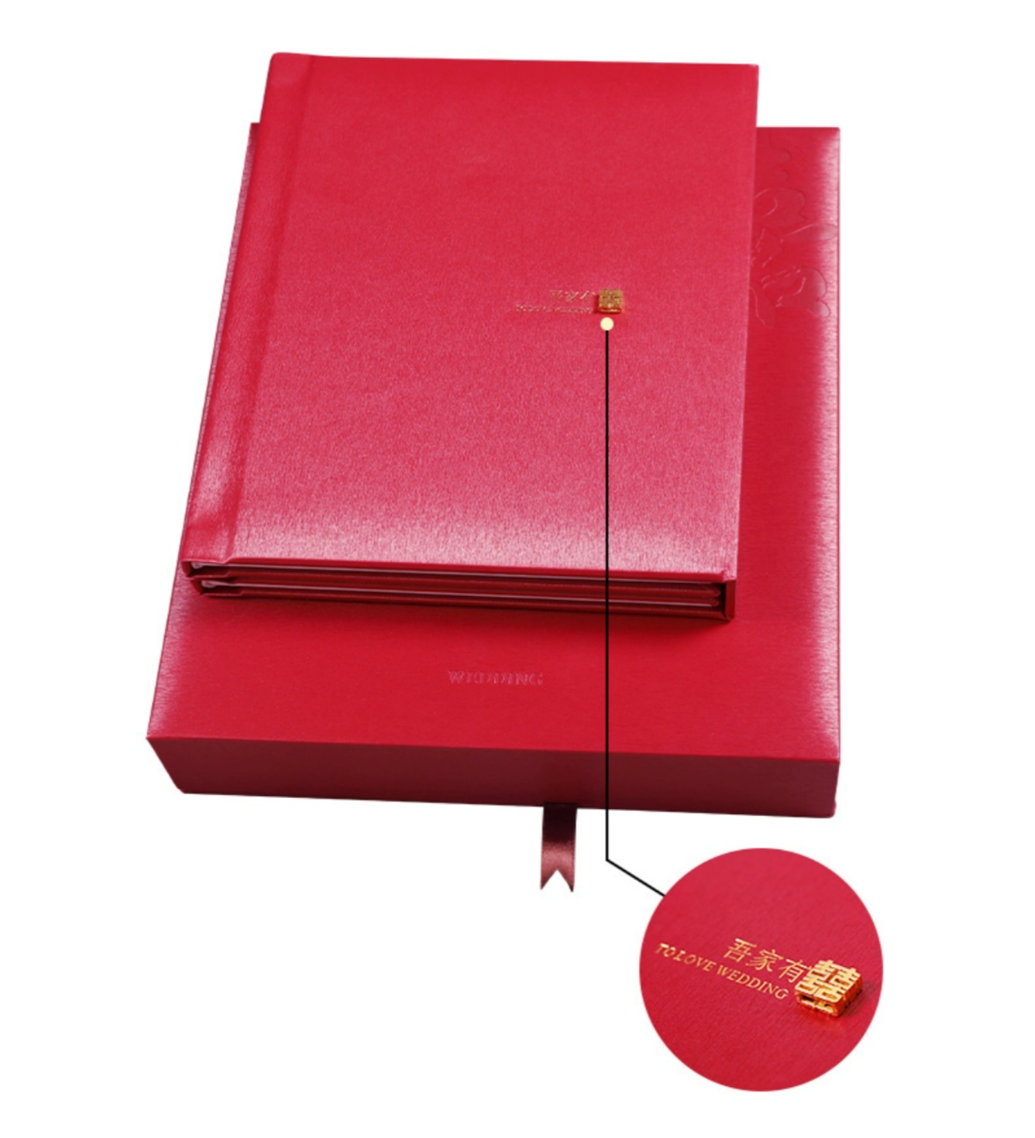 THE ONE BRIDE | Leather Wedding Album with Presentation Box